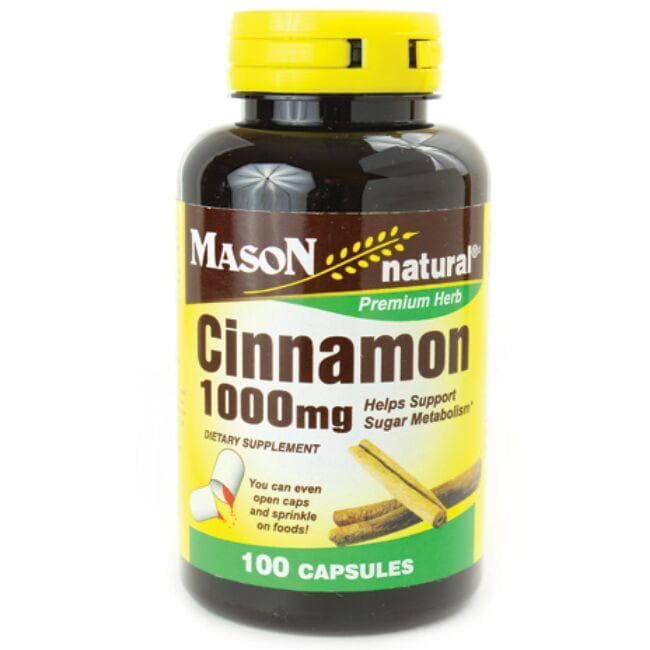 Mason Natural Cinnamon Vitamin | 1000 mg | 100 Caps