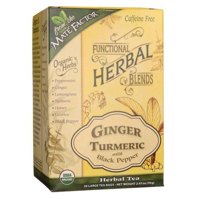 Functional Herbal Blends - Ginger Turmeric with Black Pepper