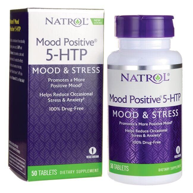 Natrol Mood Positive 5-Htp Supplement Vitamin | 50 Tabs