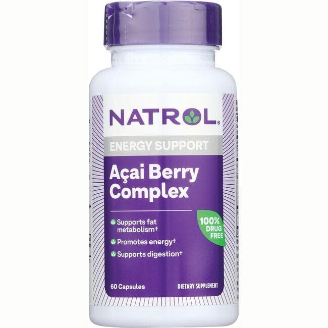 Natrol Acaiberry Diet Vitamin | 60 Veg Caps | Weight Management