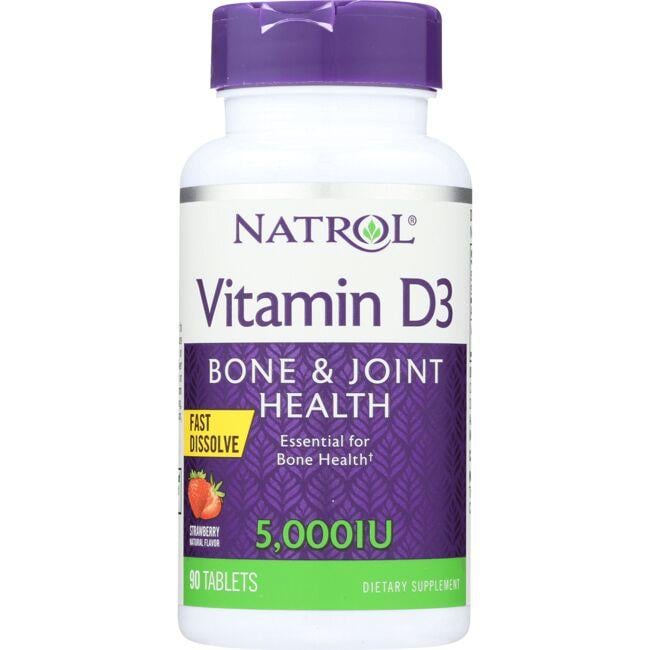 Vitamin D3 Fast Dissolve - Strawberry