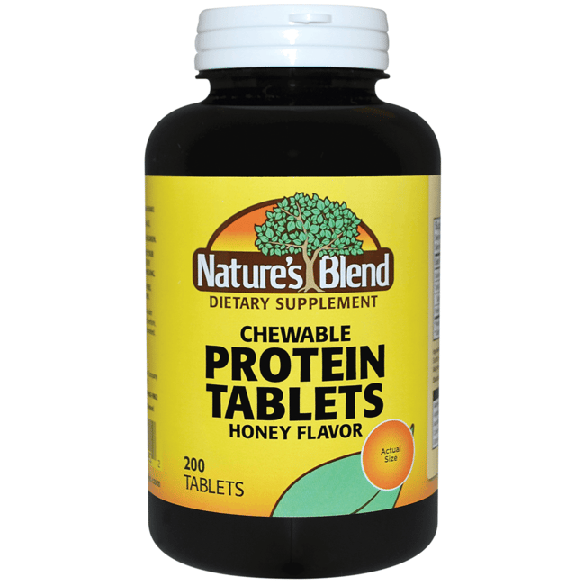 Nature's Blend Protein Tablets Honey Flavor 200 Tabs - Swanson Health ...