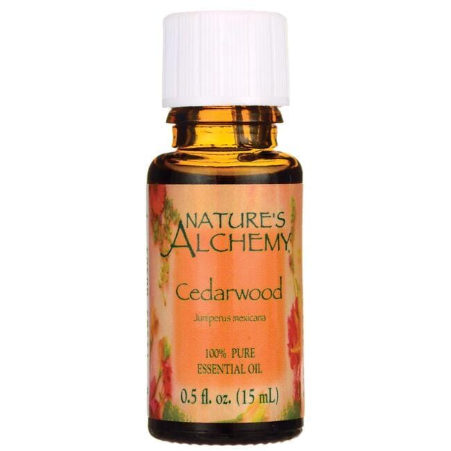 Natures Alchemy Pure Cedarwood 0.5 fl oz Liquid Essential Oils
