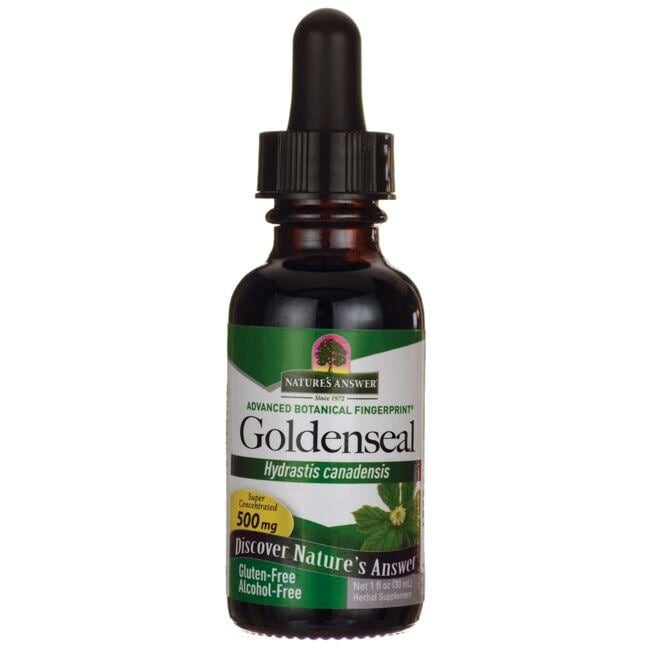 Natures Answer Goldenseal Vitamin | 500 mg 1 fl oz Liquid | Herbs and Supplements