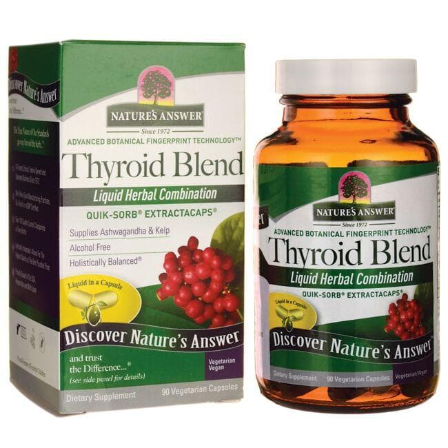 Natures Answer Thyroid Blend Vitamin | 90 Veg Caps