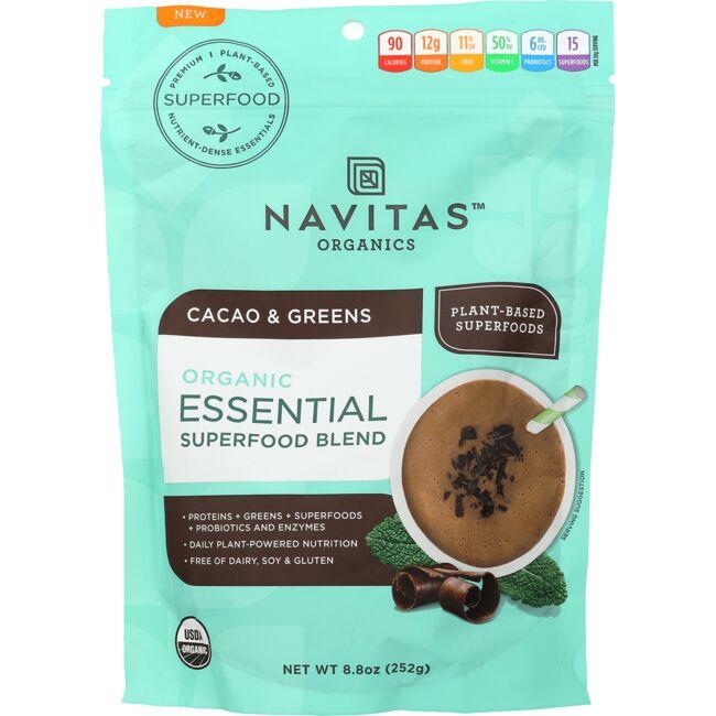 Organic Essential Superfood Blend - Cacao & Greens