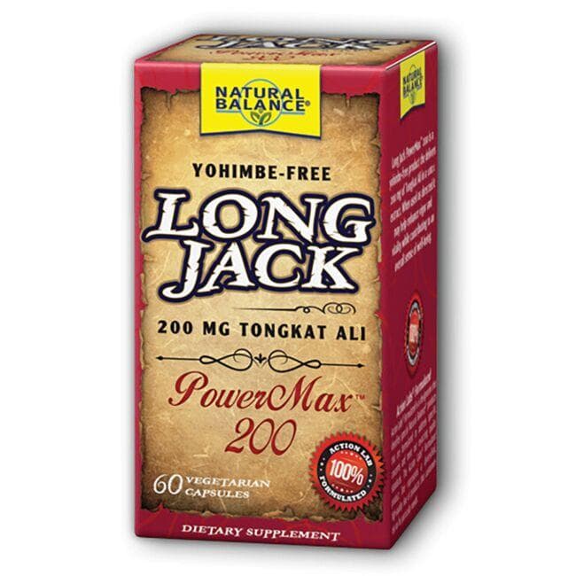 Natural Balance Long Jack Powermax 200 Vitamin | 200 mg | 60 Veg Caps