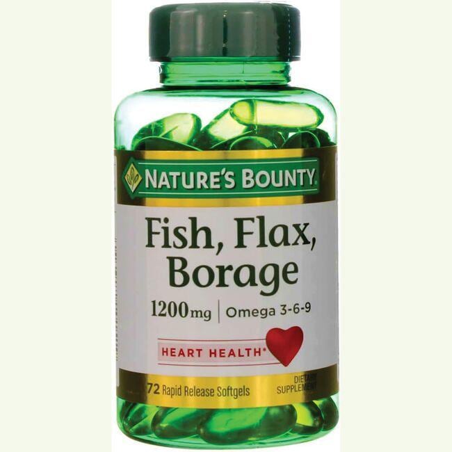Fish, Flax, Borage Omega 3-6-9