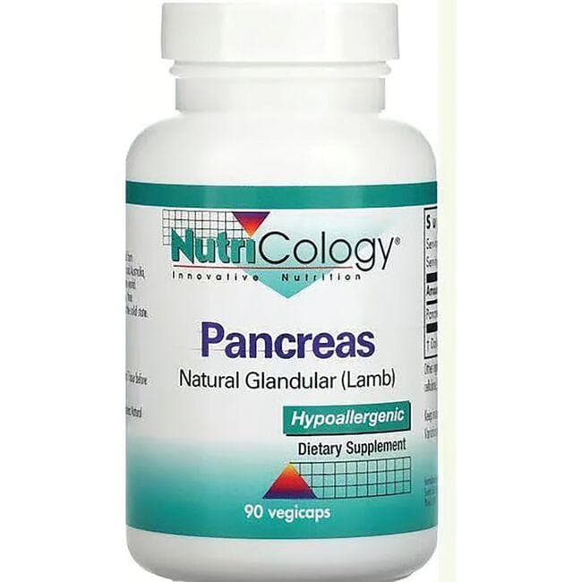 NutriCology Innovative Nutrition Pancreas Natural Glandular (Lamb) Supplement Vitamin | 90 Veg Caps