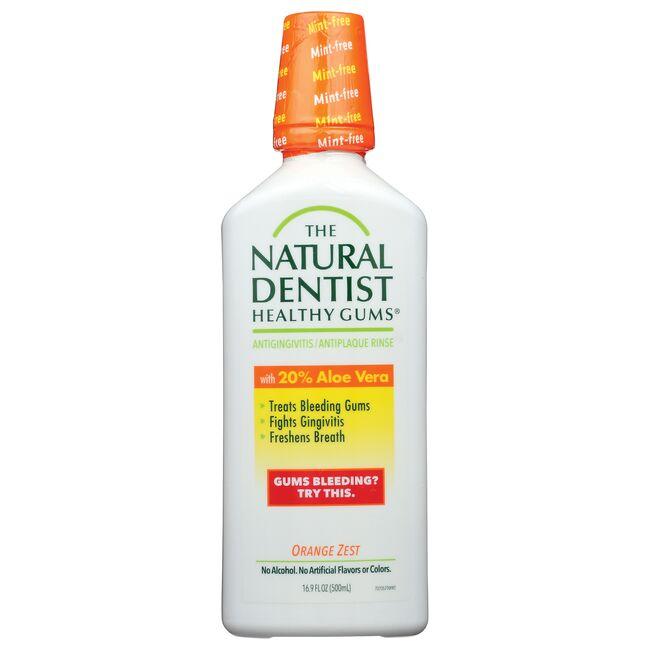 Natural Dentist Healthy Gums Antigingivitis Antiplaque Rinse - Orange Zest | 16.9 fl oz Liquid