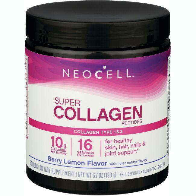 Super Collagen Peptides Collagen Type 1 & 3 - Berry Lemon