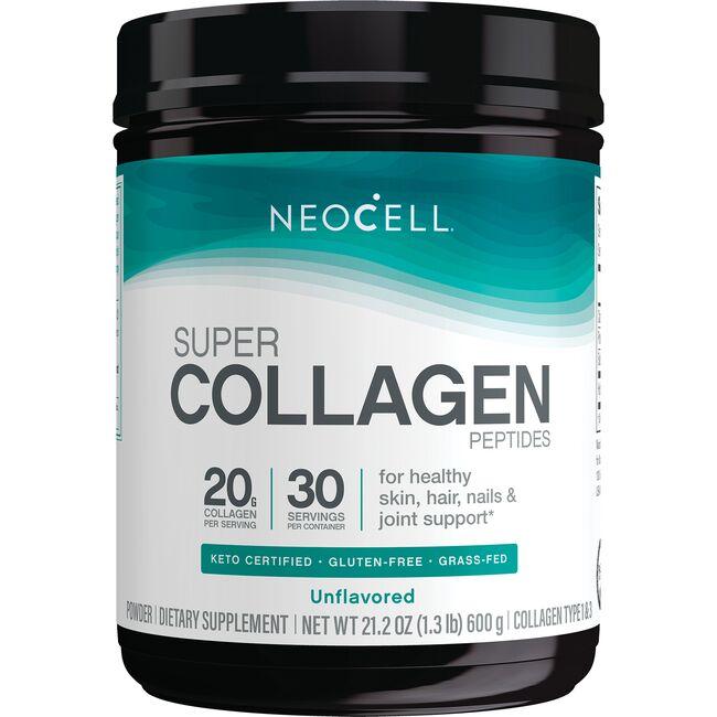 NeoCell Super Collagen Peptides - Unflavored Supplement Vitamin 21.2 oz Powder