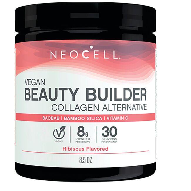 NeoCell Vegan Beauty Builder - Hibiscus Supplement Vitamin | 8.5 oz Powder