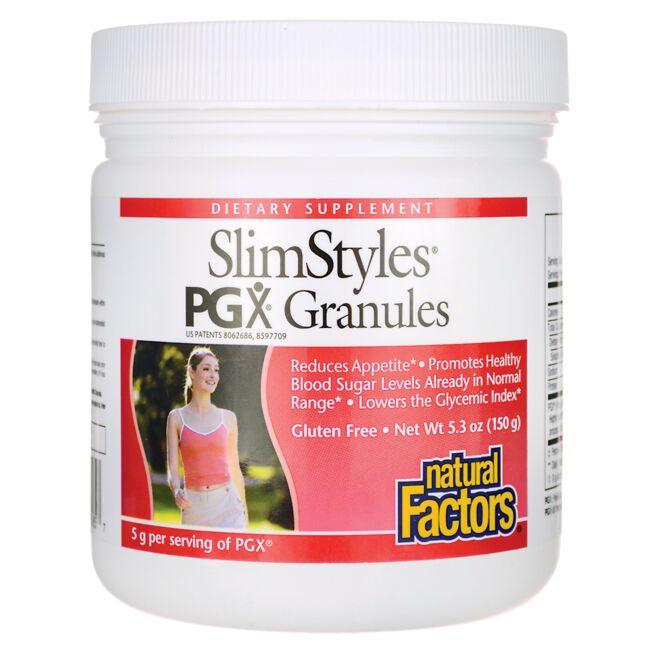 Natural Factors Slimstyles Pgx Granules Vitamin 5.3 oz Powder Weight Control Weight Management
