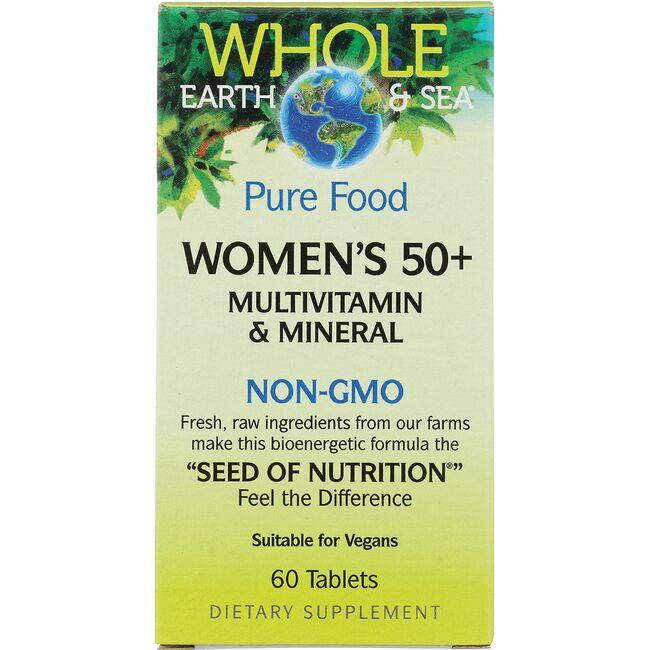 Natural Factors Pure Food Womens 50+ Multivitamin & Mineral | 60 Tabs
