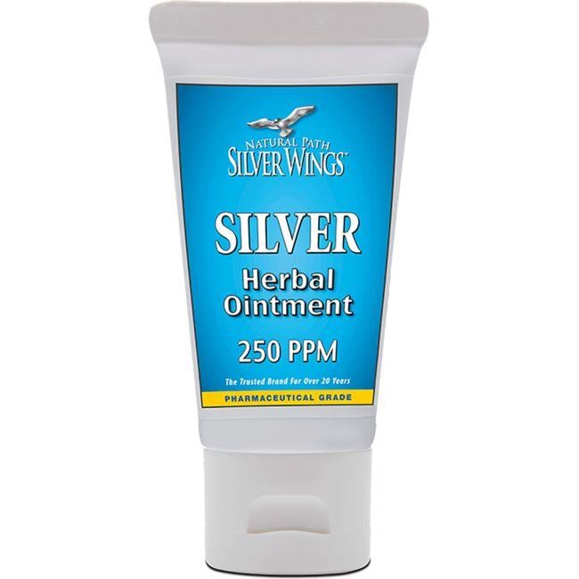 Natural Path Silver Wings Herbal Ointment | 250 Ppm 1.5 oz Ointment