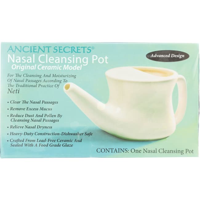 Ancient Secrets Nasal Cleansing Neti  Pot  1 Unit Swanson 