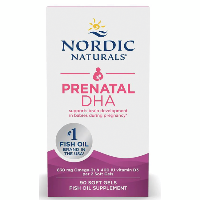 Nordic Naturals Prenatal DHA 500 mg 90 Sgels Swanson Health Products