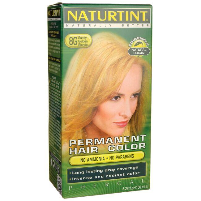 Permanent Hair Color - 8G Sandy Golden Blonde