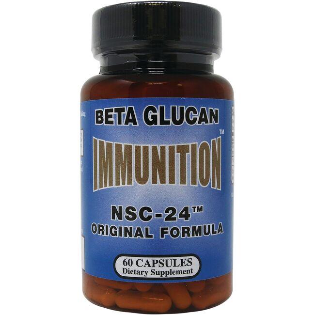 Nutritional Supply Corp Immunition Nsc-24 Beta Glucan Original Formula Supplement Vitamin 3 mg 60 Caps