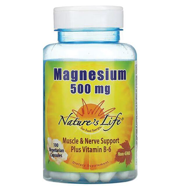 Natures Life Magnesium Vitamin | 500 mg | 100 Veg Caps