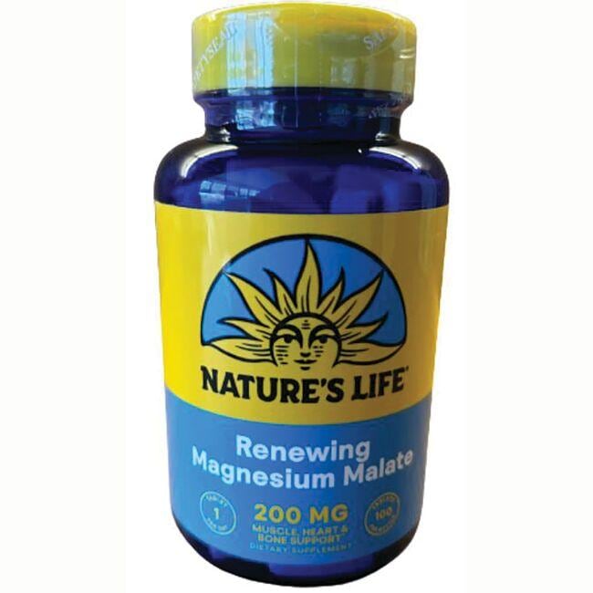 Natures Life Magnesium Malate Vitamin 1300 mg 100 Tabs