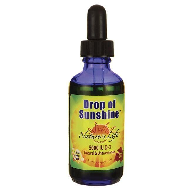 Natures Life Drop of Sunshine D-3 Vitamin | 5000 Iu 2 fl oz Liquid