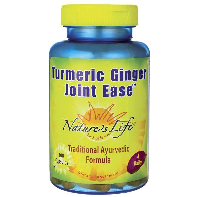 Natures Life Turmeric Ginger Joint Ease Vitamin | 100 Caps