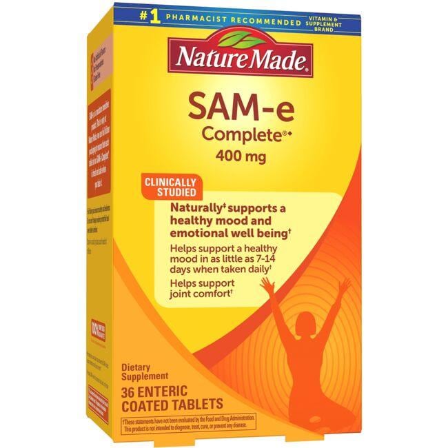 Nature Made Sam-e Complete Supplement Vitamin | 400 mg | 36 Tabs
