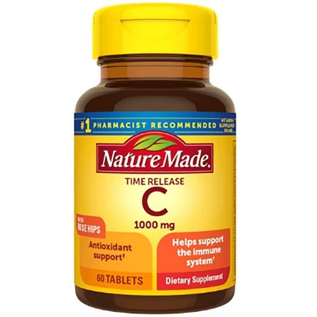 Nature Made Timed Release Vitamin C with Rose Hips 1000 mg 60 Tabs