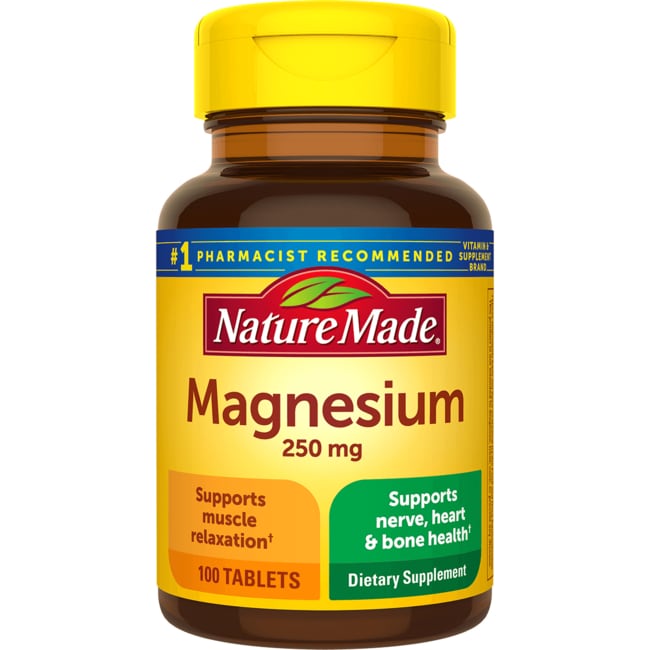 Nature Made Magnesium 250 mg 100 Tabs
