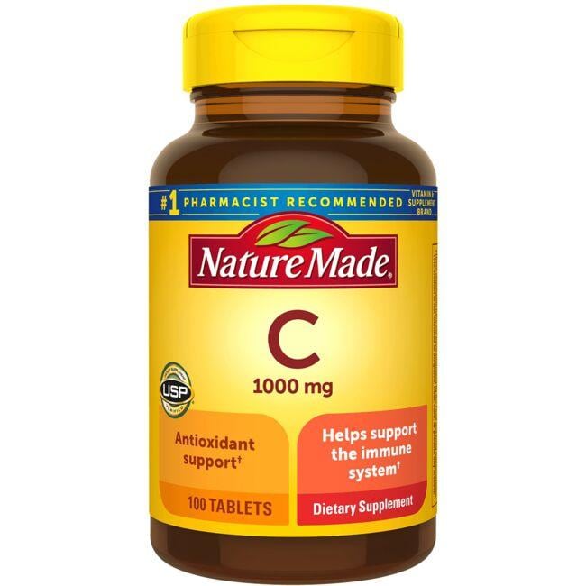 Nature Made Vitamin C | 1000 mg | 100 Tabs