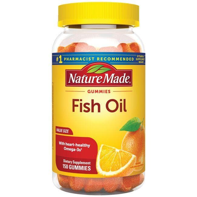 Fish Oil Gummies - Strawberry, Lemon, Orange