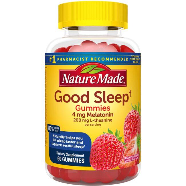 Nature Made Good Sleep Gummies - Dreamy Strawberry Vitamin 60 Gummies