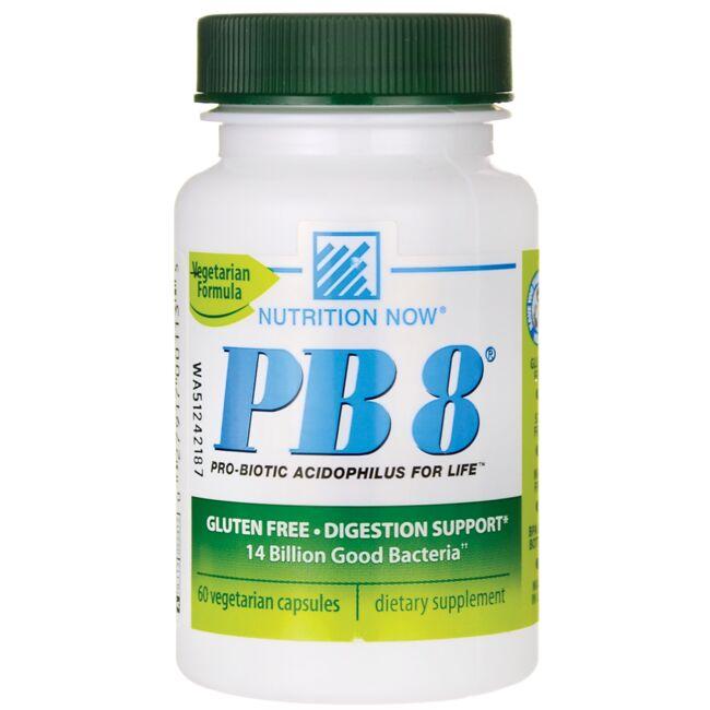 Nutrition Now PB 8 ProBiotic Acidophilus 14 Billion CFU 60 Veg Caps Swanson Health Products