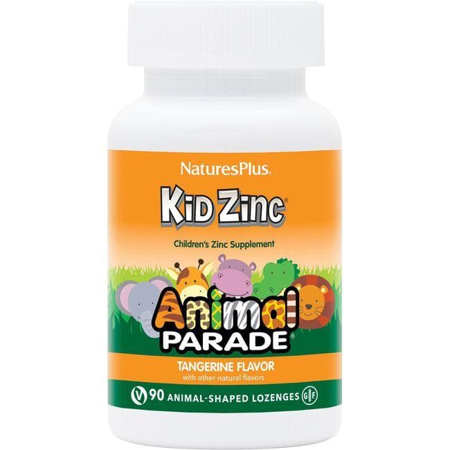 NaturesPlus Animal Parade Kid Zinc - Tangerine Vitamin | 90 Loz