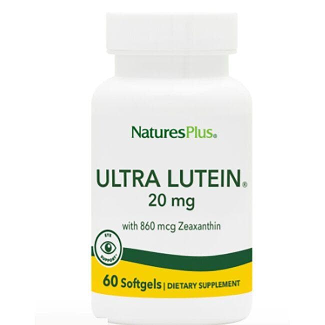 NaturesPlus Ultra Lutein Vitamin 20 mg 60 Soft Gels