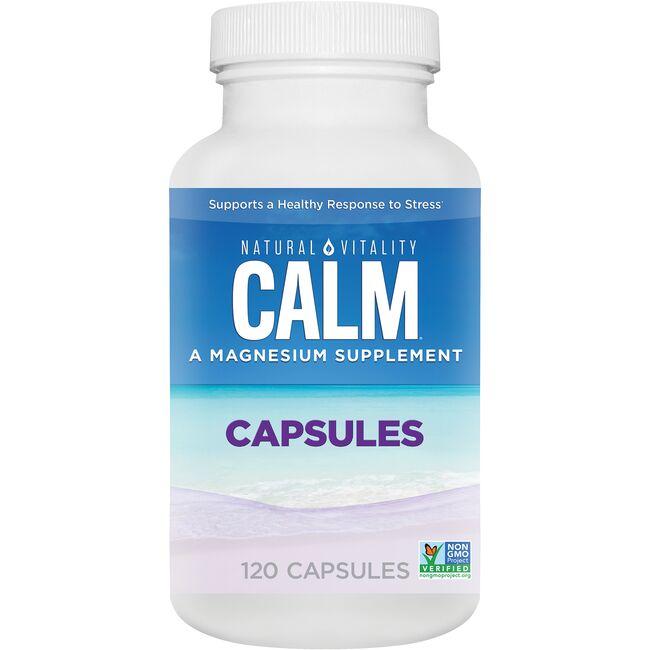 Natural Vitality Calm Capsules Vitamin | 120 Caps