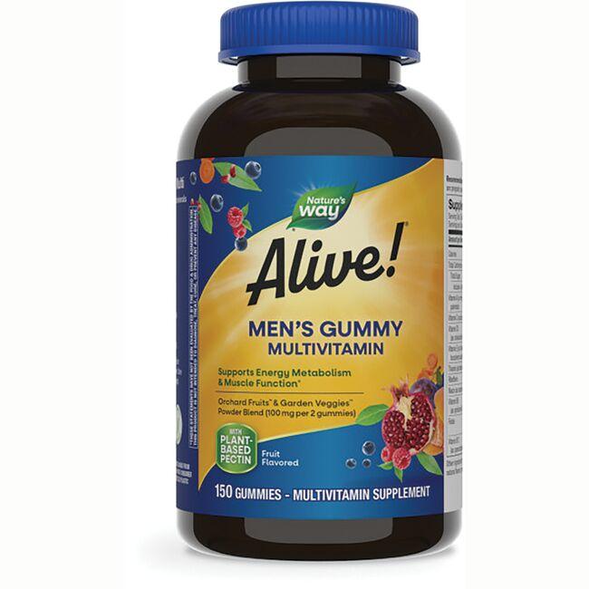 Alive! Men's Gummy Multivitamin - Fruit Flavor