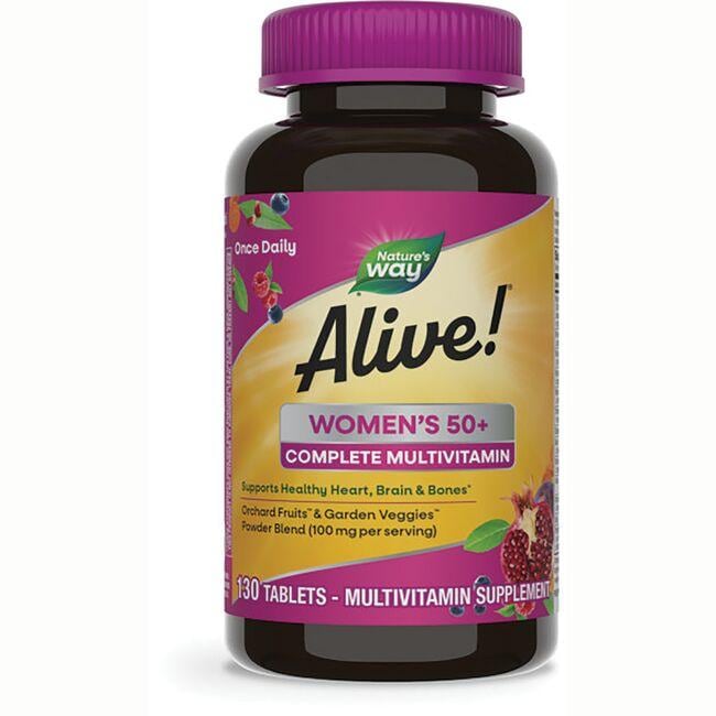 Natures Way Alive! Womens 50+ Complete Multivitamin | 130 Tabs