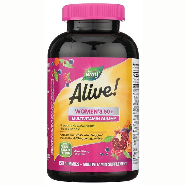 Alive! Women's 50+ Multivitamin Gummy - Mixed Berry