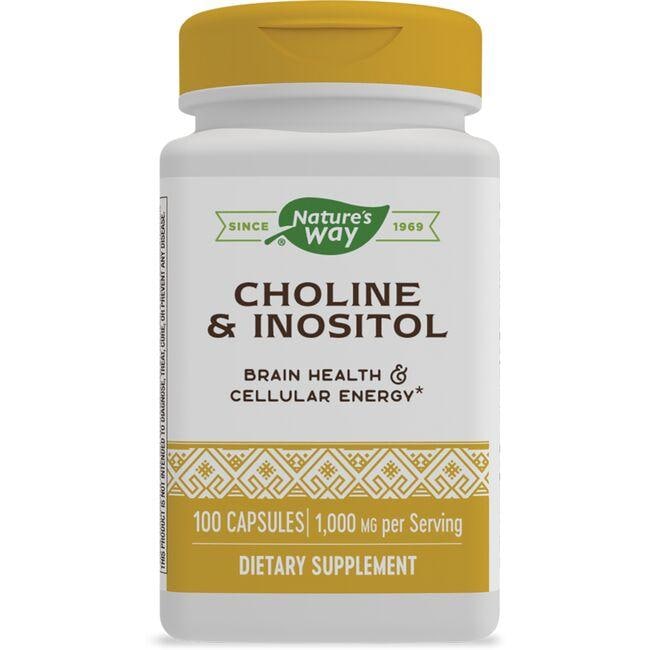 Natures Way Choline & Inositol Vitamin | 100 Caps