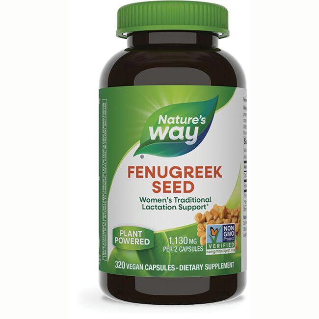 Natures Way Fenugreek Seed Vitamin | 1130 mg | 320 Vegan Caps