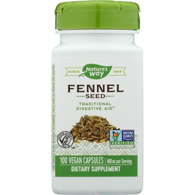 Natures Way Fennel Seed Vitamin | 480 mg | 100 Vegan Caps