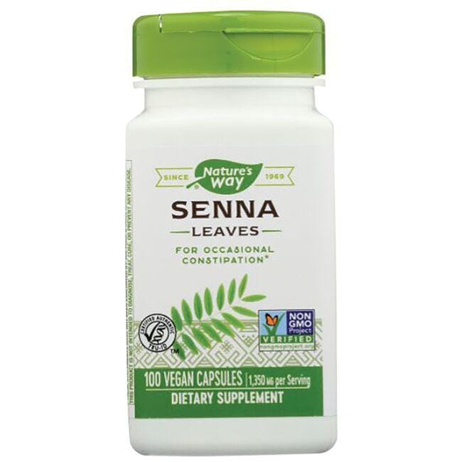 Natures Way Senna Leaves Vitamin | 675 mg | 100 Vegan Caps