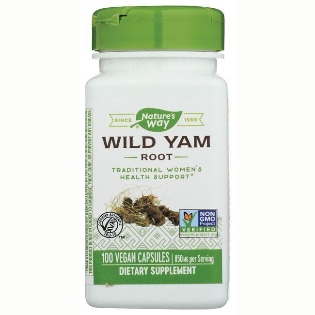 Natures Way Wild Yam Root Vitamin 100 Veg Caps Womens Health