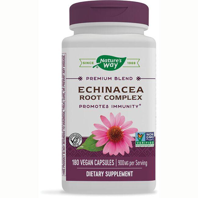Natures Way Echinacea Root Complex Vitamin | 180 Veg Caps | Herbs and Supplements