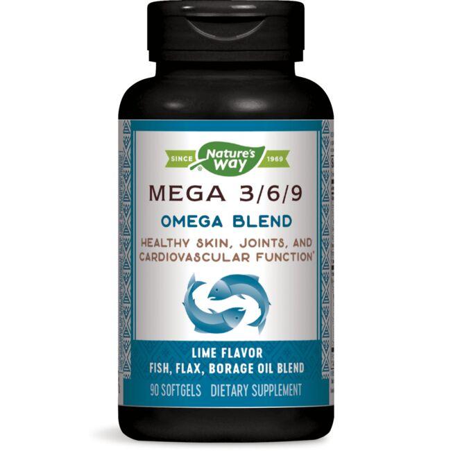 Mega 3/6/9 Omega Blend - Lime