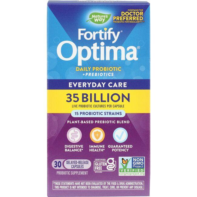 Fortify Optima Daily Probiotics + Prebiotics - Everyday Care