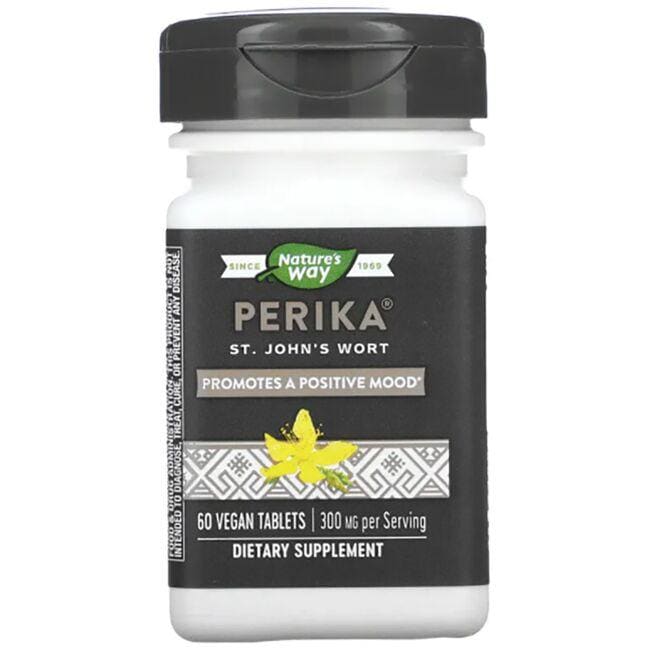 Natures Way Perika St Johns Wort Vitamin | 300 mg | 60 Vegan Tabs